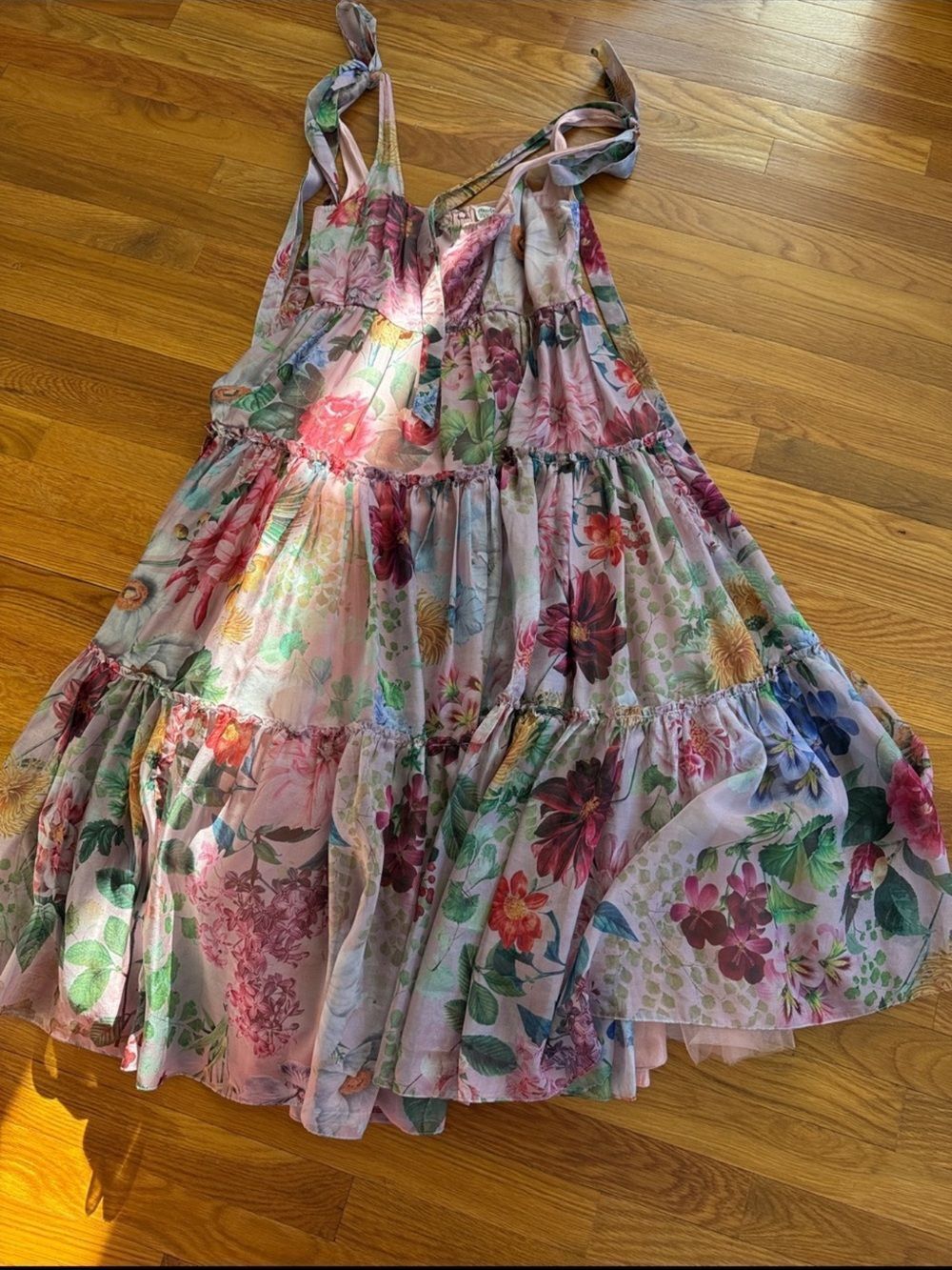 New Anthropologie x BHLDN Marcella Flower Dress Size 4 - Picture 5 of 11